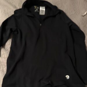 Mountain Hardwear Womens Black Zip-Up top
